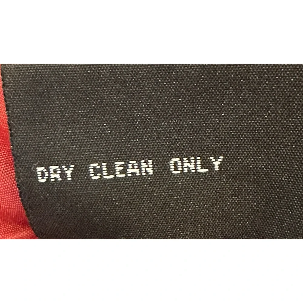 1 Madison‎ Women Large Pea Coat Wool Blend Button Down Red Missing Hood